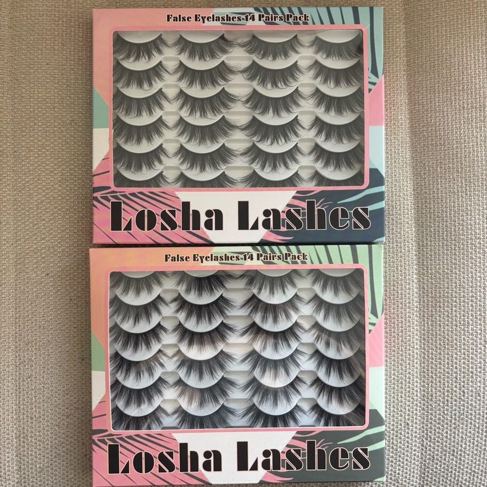 Losha Lashes False Eyelashes 14 Pairs Pack